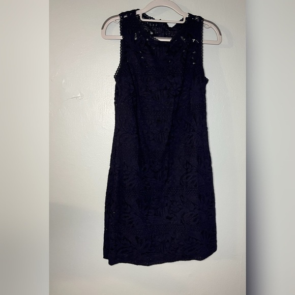 Lauren Ralph Lauren Dresses & Skirts - Lauren Ralph Lauren black label navy lace sleeveless mini dress